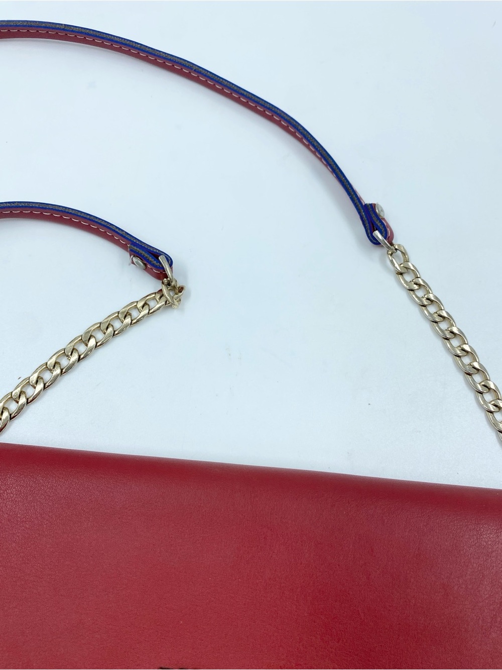 Designer Inspired Style Purse Snake Emblem Crossbody Bag Maroon - Picture 7 of 7